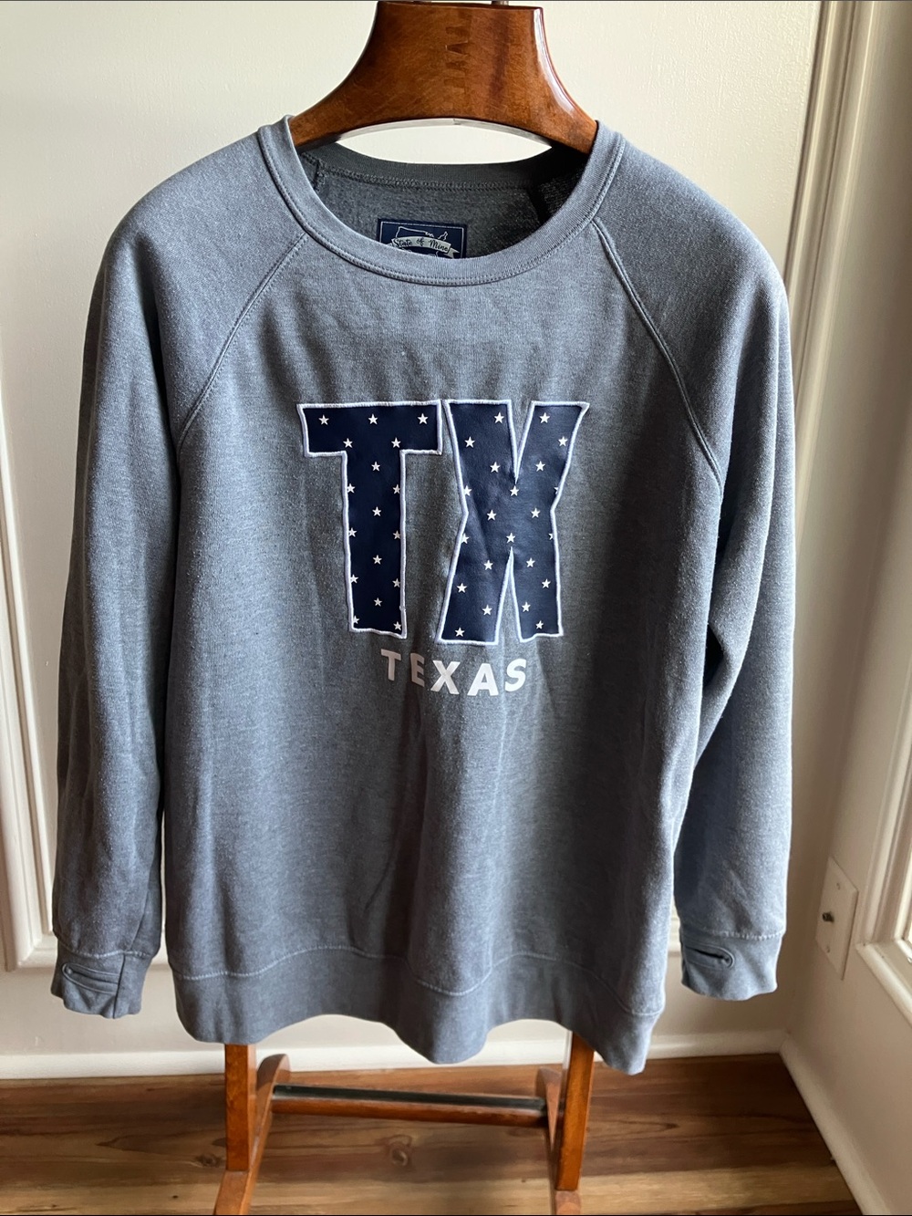 State of Mine Navy and Gray Pullover Sweatshirt